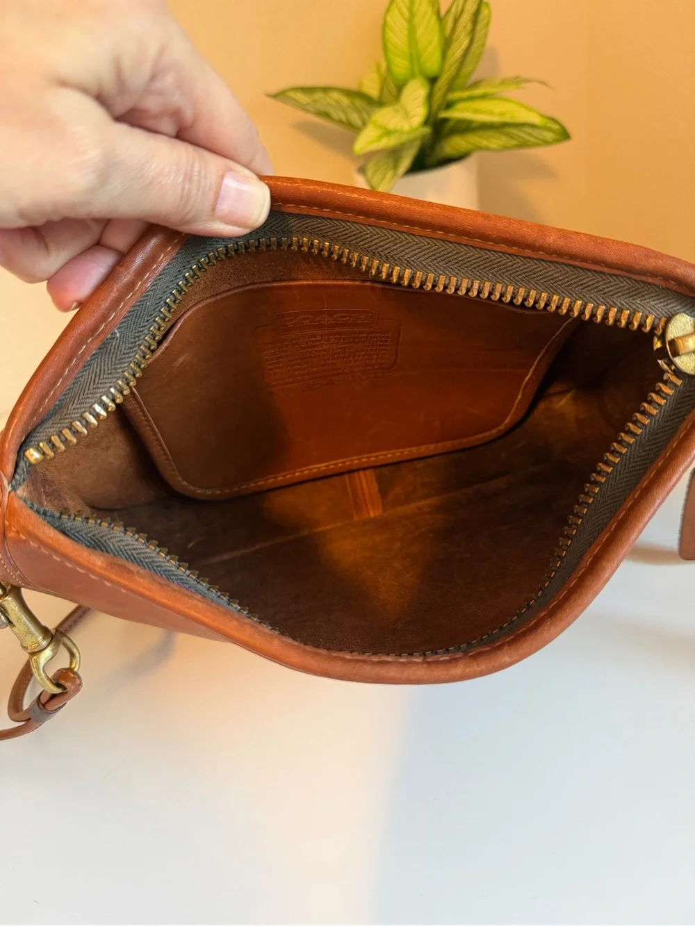 Vintage Coach Basic Bag Style 9455 British Tan